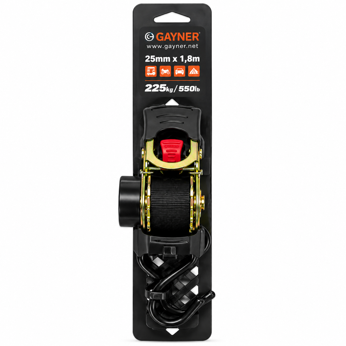 Trincaje de carga 25 mm 680 kg 1 m – TRA 25X3,0X1aut