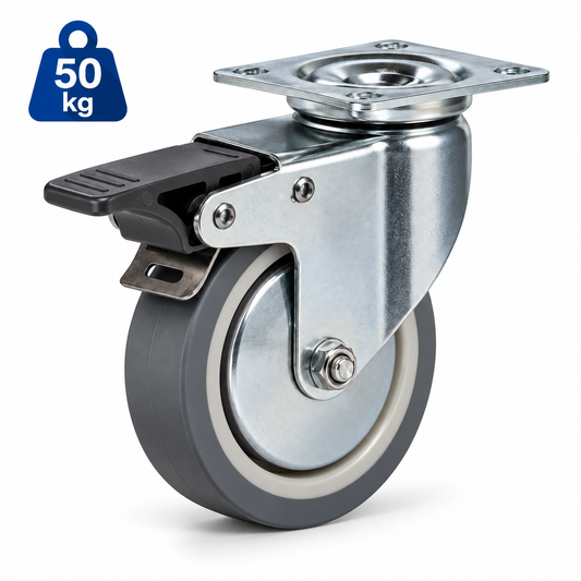 Rueda giratoria con freno 50 mm – BPG2 050 PCL2-FD