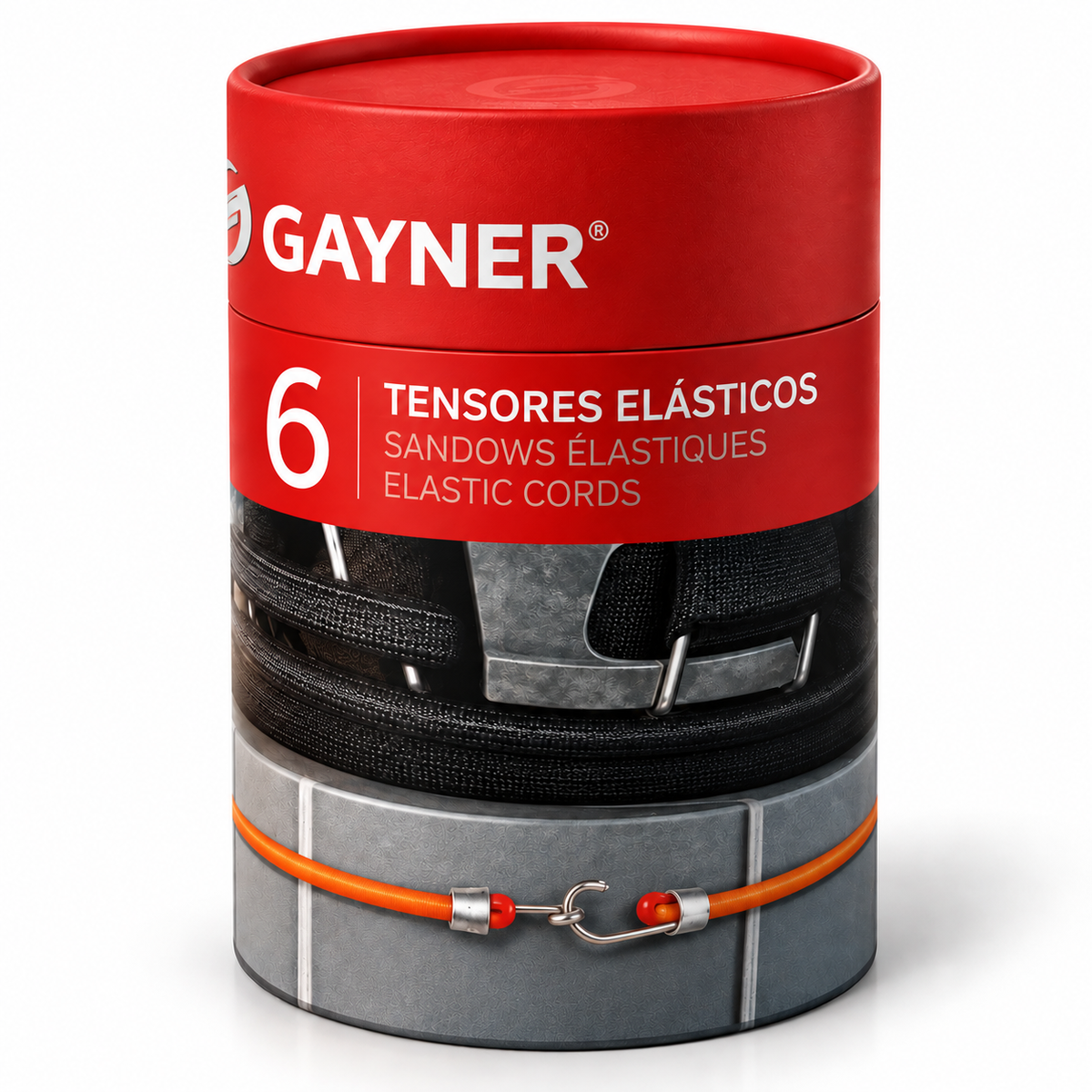 Pack 6 tensores elásticos con ganchos – PACK TS-8