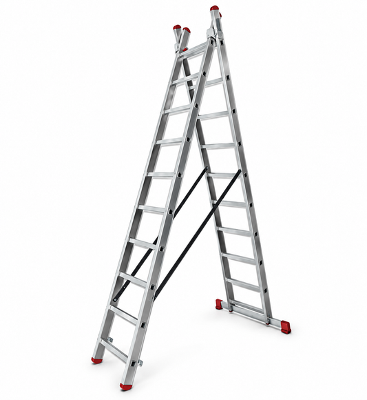Escalera industrial de aluminio 2 tramos TR2 – 3,50 m