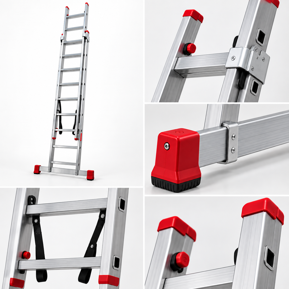 Escalera industrial de aluminio 2 tramos TR2 – 3,50 m