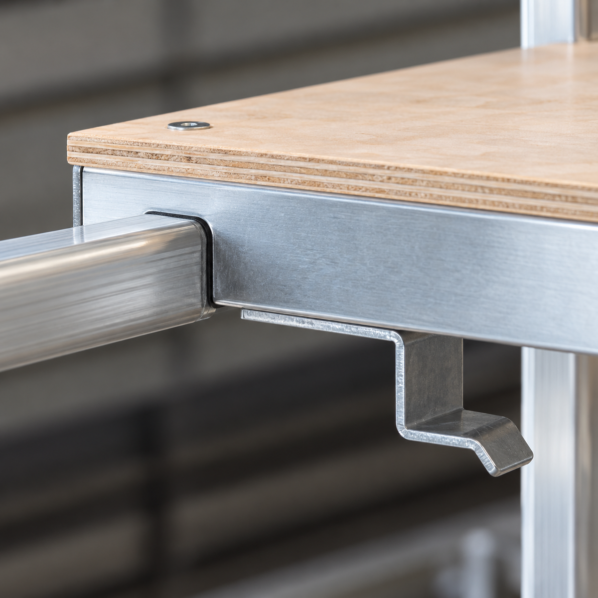 Andamio ligero plegable de aluminio 2,80 m – PRACTIK 1100
