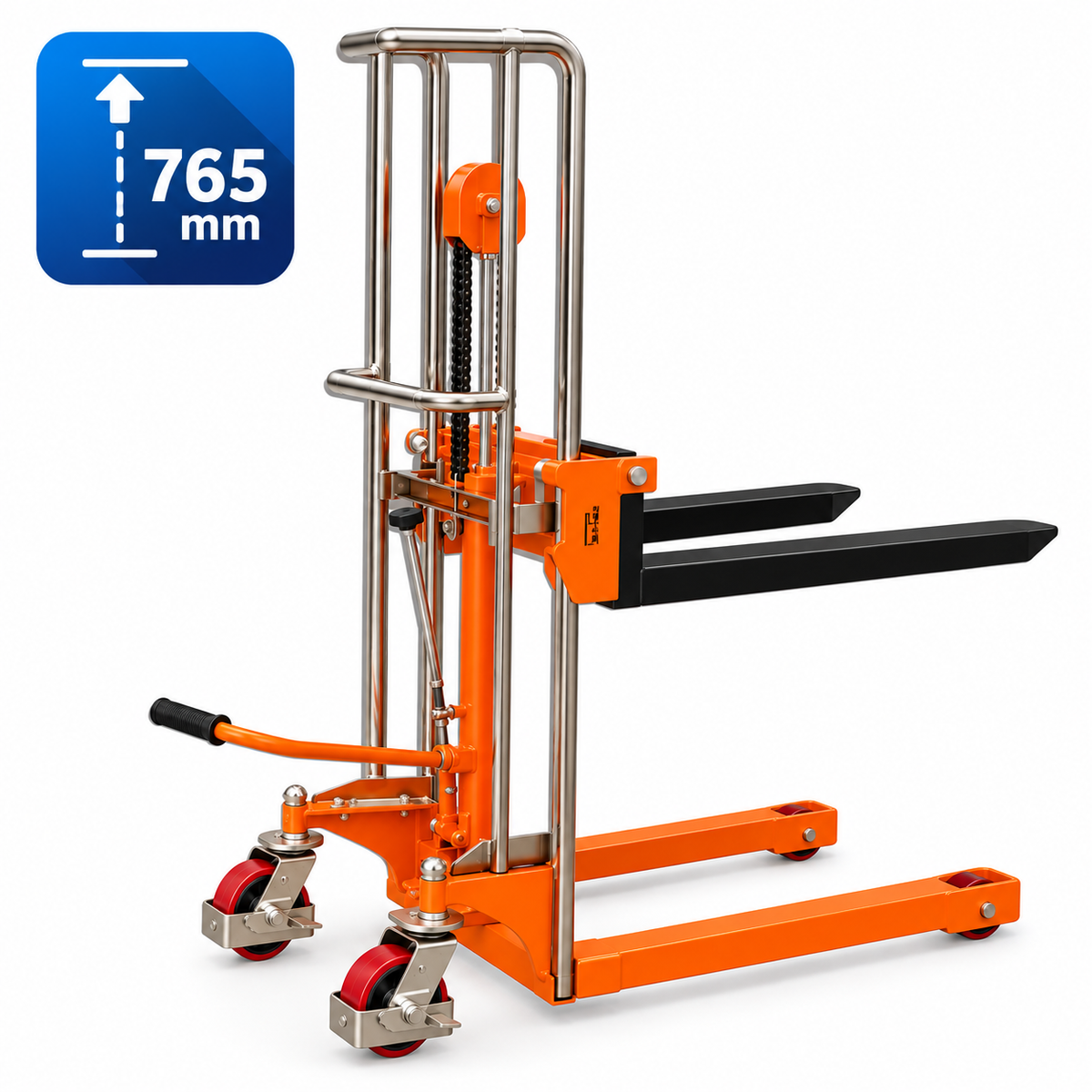 Apilador Manual Ligero 400 kg Elevación 850 mm APML-04/850