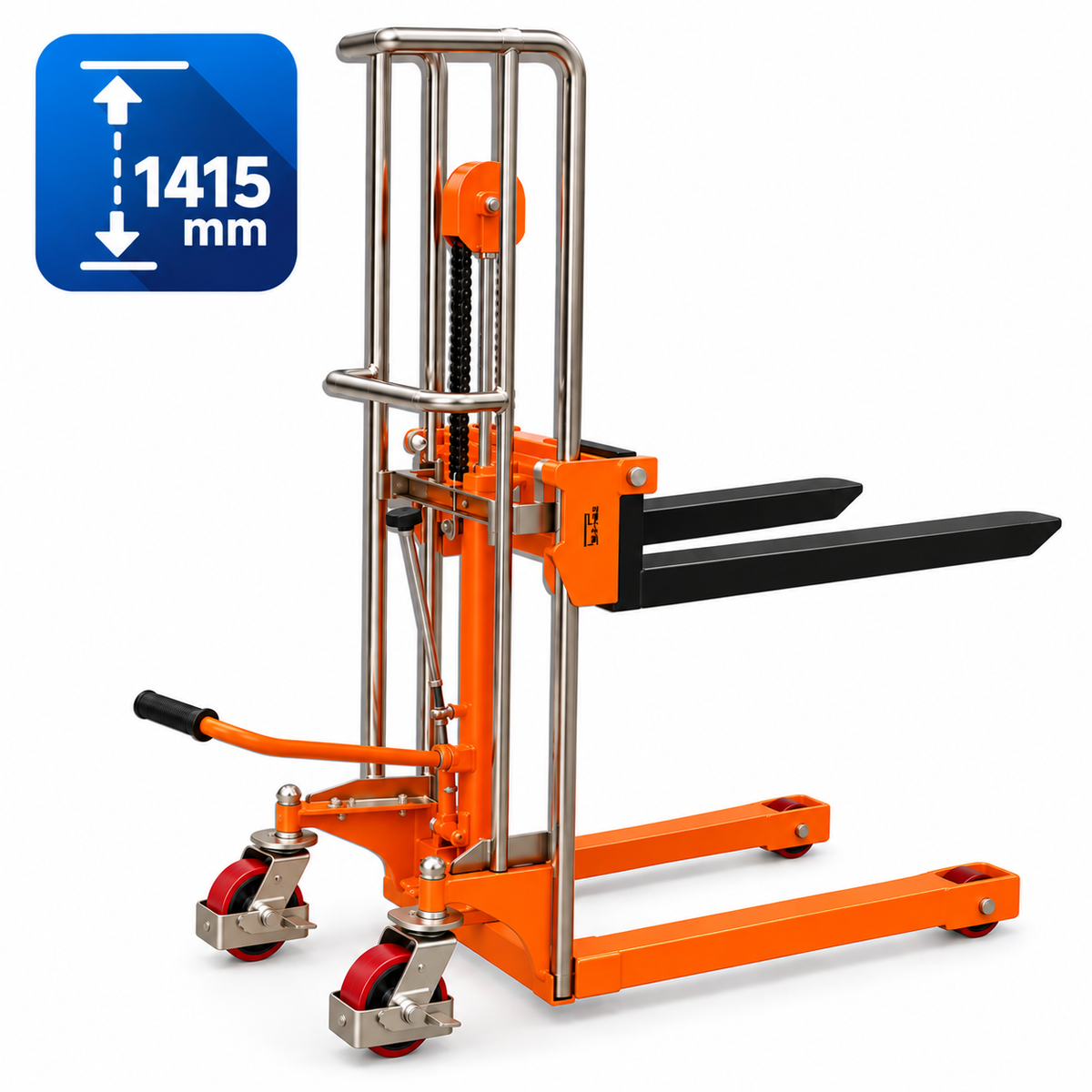 Apilador Manual Ligero 400 kg Elevación 1.500 mm APML-04/1500