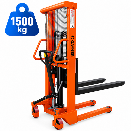 Apilador Manual 1.500 kg Elevación 1,6 m APM-1516