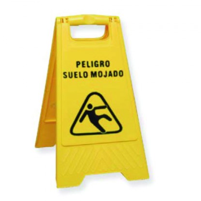 Señal de Advertencia Suelo Mojado 630 x 300 mm